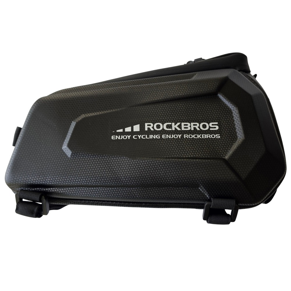 Rockbros 9L Bike Trunk Bag Hard/soft shell Rear Rack Pannier Waterproof Cover